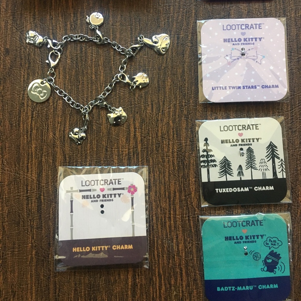 Sanrio charm bracelet from Loot Crate RARE